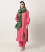 Pink milady kurta set