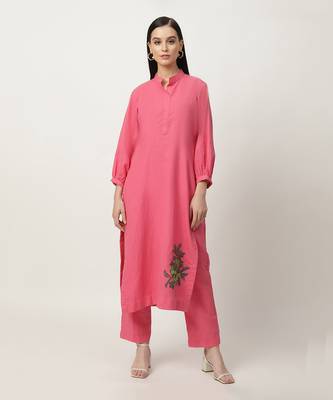 Pink milady kurta set 2