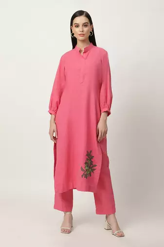 Pink milady kurta set