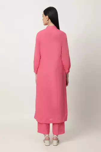 Pink milady kurta set