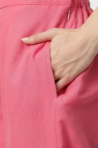 Pink milady kurta set