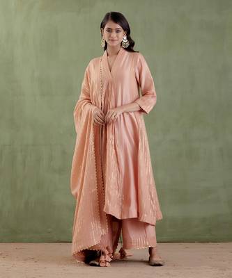 Beige Samyukta Kurta Set 1