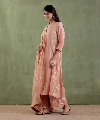 Beige Samyukta Kurta Set 2