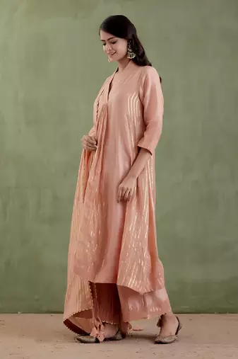 Beige Samyukta Kurta Set
