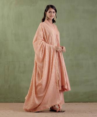 Beige Samyukta Kurta Set 3