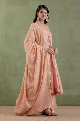 Beige Samyukta Kurta Set