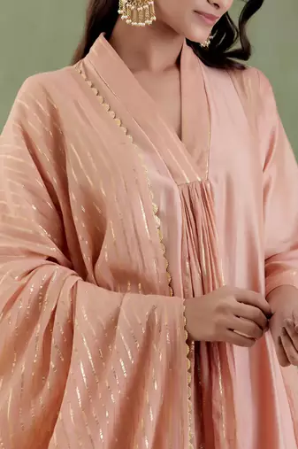 Beige Samyukta Kurta Set
