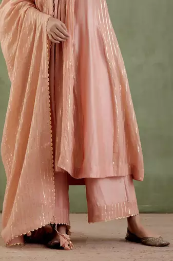 Beige Samyukta Kurta Set