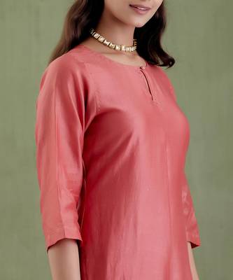 Red durgavati kurta set 5