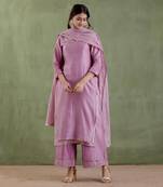 Lilac ahilya kurta set