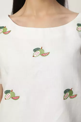 Ivory becky top