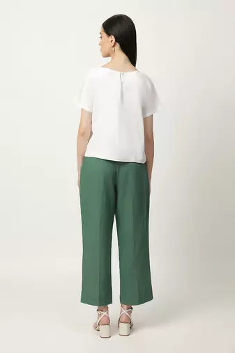 Deep green fannie pant