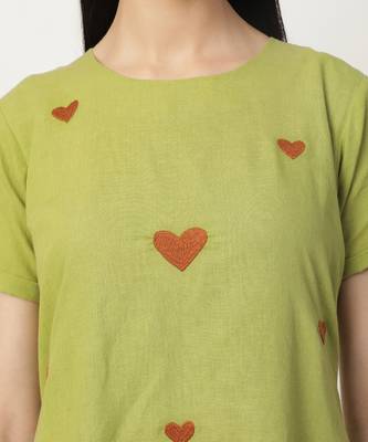 Green litzy dress 5