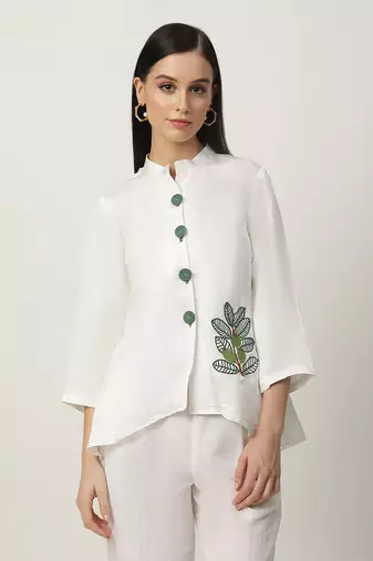 Ivory dottie shirt
