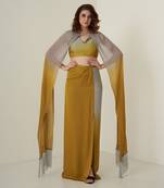 Mustard modal satin co ord set