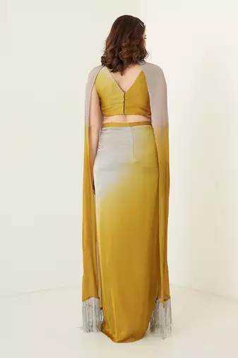 Mustard modal satin co ord set