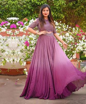 Mauve Top And Skirt 1