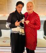 Black Resham Embroidery Kurta Set