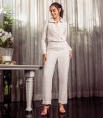 Ivory lirio blanco coat