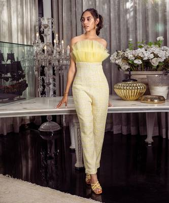 Yellow flavum jumpsuit 1