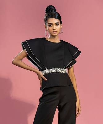 Black leto co ord set 2