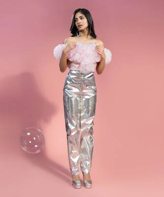 Pink & silver aglaea co ord set 3
