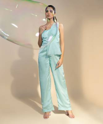 Blue selena jumpsuit 1