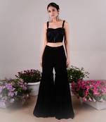 Black alaleh sharara set