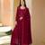 Trendmalls Pink Georgette Embroidered Side Slit Party Wear Kurta Pant with Dupatta Salwar Suit Set
