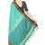 Blue soft cotton silk saree