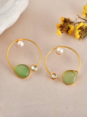 Circular hoop earrings 1