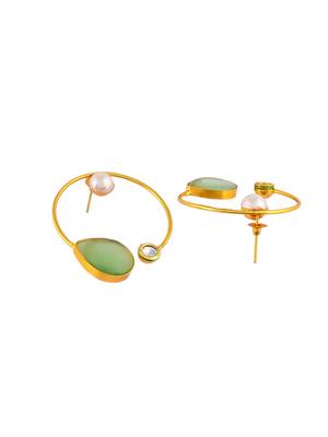 Circular hoop earrings 4