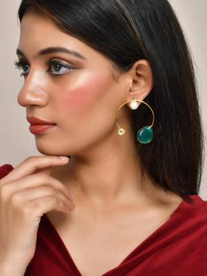 Western circular hoop earrings 2