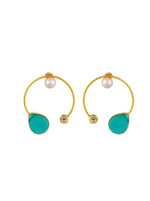 Western circular hoop earrings 3