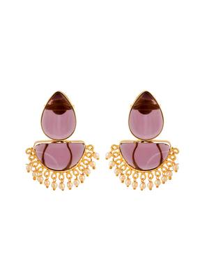 Traditional pearl chandbali earrings 3