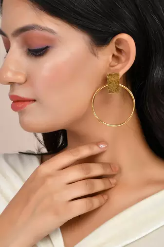 Western hoop earrings