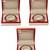 Atorakushon satin bangle box for women jewellery organizer locker box pack of 3 maroon