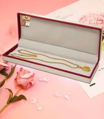 Atorakushon 1 pieces satin long chain necklace pendant bracelet jewelry holder box maroon