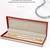 Atorakushon 1 pieces satin long chain necklace pendant bracelet jewelry holder box maroon