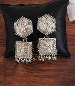 Oxicid antique oxidised earring