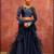 Blue Net & Fancy Lycra Semi-Stitched Lehenga Choli with Dupatta