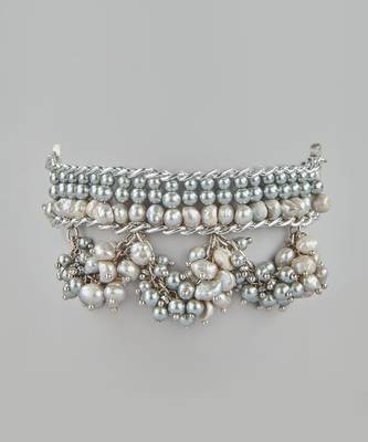 Fenella silver choker set 5