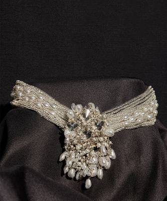 Evania silver choker 2