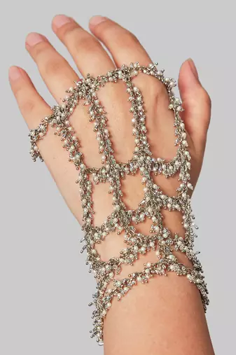 Evania silver hand harness