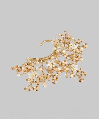 Lavinia peach ear cuff 4