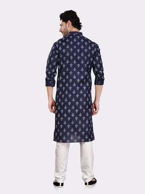 Encino  mens cotton printed kurta top - angad collection 2