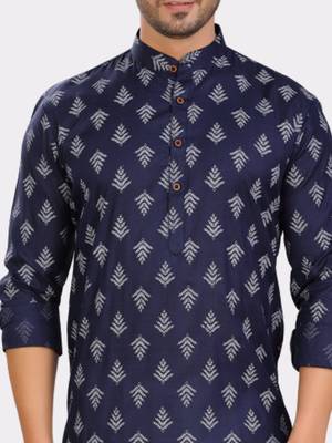 Encino  mens cotton printed kurta top - angad collection 3