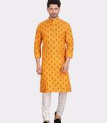 Encino  mens cotton printed kurta top - angad collection