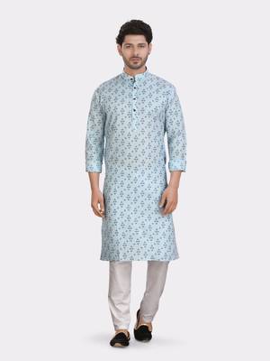 Encino  mens cotton printed kurta top - angad collection 1