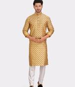 Encino  mens silk printed kurta top - jashn collection
